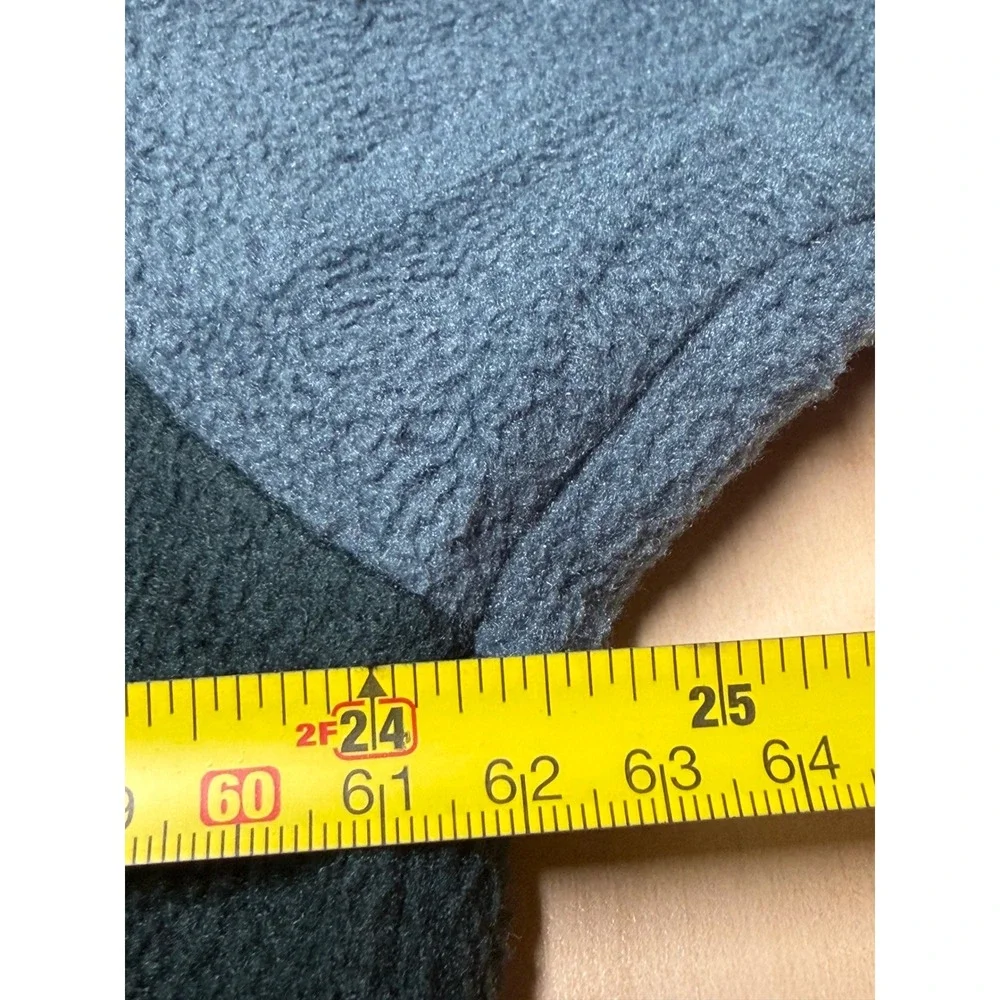 Patagonia Synchilla Fleece Pullover Men Large Blue Green Snap reí conservation